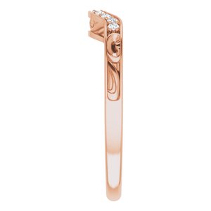 Accented Vintage-Inspired Engagement Ring or Band