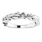 Stackable Leaf Ring