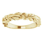Stackable Leaf Ring