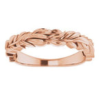 Stackable Leaf Ring