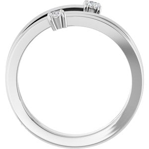 Two-Stone Bypass Ring