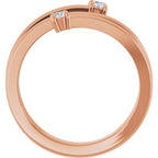 Two-Stone Bypass Ring