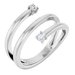 Two-Stone Bypass Ring