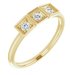Three-Stone Stackable Ring
