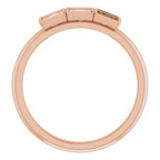 Three-Stone Stackable Ring