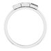 Three-Stone Stackable Ring