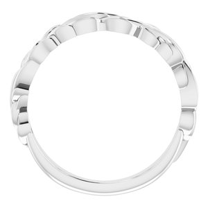 Stackable Leaf Ring