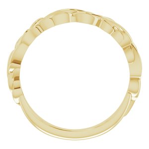 Stackable Leaf Ring