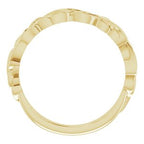 Stackable Leaf Ring
