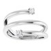 Two-Stone Bypass Ring