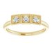 Three-Stone Stackable Ring