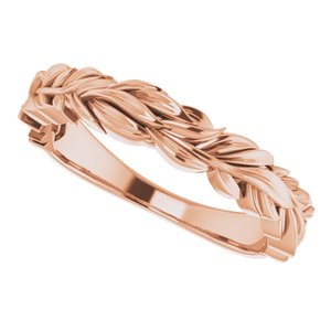 Stackable Leaf Ring