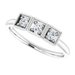 Three-Stone Stackable Ring