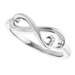 Infinity-Inspired Heart Ring