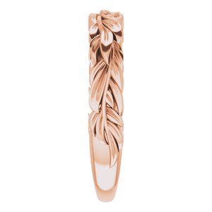 Stackable Leaf Ring