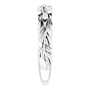 Stackable Leaf Ring