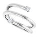 Two-Stone Bypass Ring
