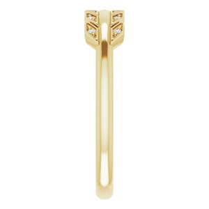Accented Arrow Ring