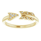 Accented Arrow Ring