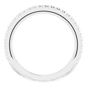 Halo-Style Sculptural Engagement Ring or Band