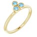 Stackable Bezel-Set Ring