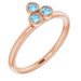 Stackable Bezel-Set Ring