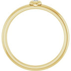 Stackable Bezel-Set Ring