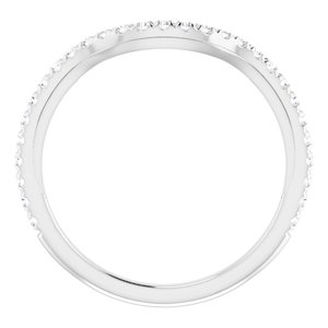 Halo-Style Sculptural Engagement Ring or Band