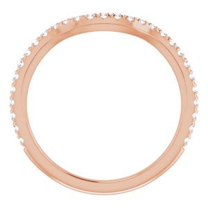 Halo-Style Sculptural Engagement Ring or Band