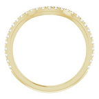 Halo-Style Sculptural Engagement Ring or Band