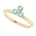 Stackable Bezel-Set Ring