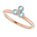Stackable Bezel-Set Ring