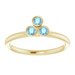 Stackable Bezel-Set Ring