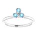 Stackable Bezel-Set Ring