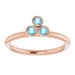 Stackable Bezel-Set Ring