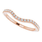 Halo-Style Sculptural Engagement Ring or Band