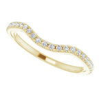 Halo-Style Sculptural Engagement Ring or Band