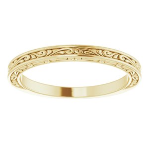 Halo-Style Sculptural Engagement Ring or Band