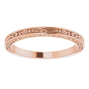 Halo-Style Sculptural Engagement Ring or Band