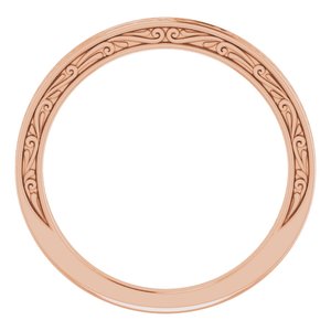 Halo-Style Sculptural Engagement Ring or Band