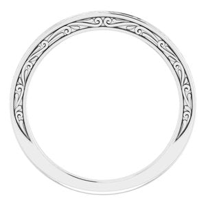 Halo-Style Sculptural Engagement Ring or Band