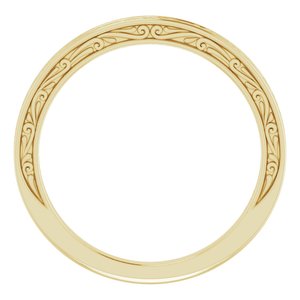 Halo-Style Sculptural Engagement Ring or Band