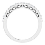 Halo-Style Sculptural Engagement Ring or Band