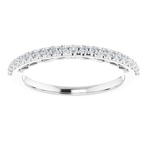 Halo-Style Sculptural Engagement Ring or Band