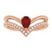 Negative Space V Ring