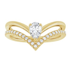 Negative Space V Ring