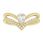 Negative Space V Ring