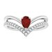 Negative Space V Ring