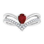Negative Space V Ring