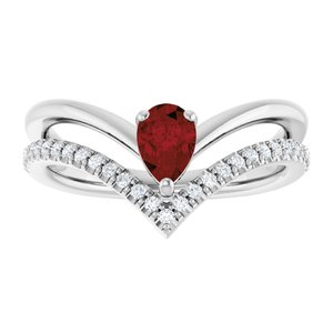 Negative Space V Ring